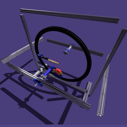 Shell Pasting Machine (1.75"-8'') - PYROTECH3D